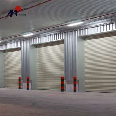 Elegant automatic windproof rolling shutter garage door for sale