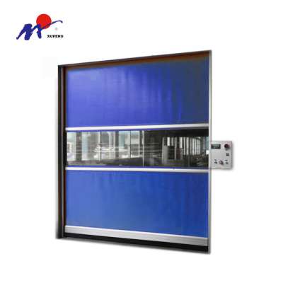 Top quality high speed roll up door PVC automatic door supplier