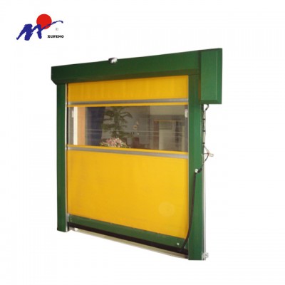 High quality PVC high speed rollng door with stainless steel hinge