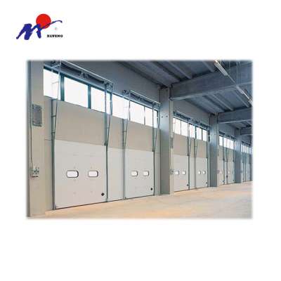 Polyurethane Foam Industrial Steel Panel Sectional Sliding Door