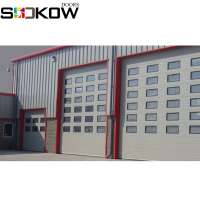 industry sectional warehouse gate with strong engine/polyurethane panel industrial door/CE approval industry door