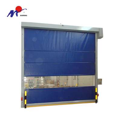 Big warehouse Air shower fabric high speed roller shutter door/pvc roll up doors/automatic fast door